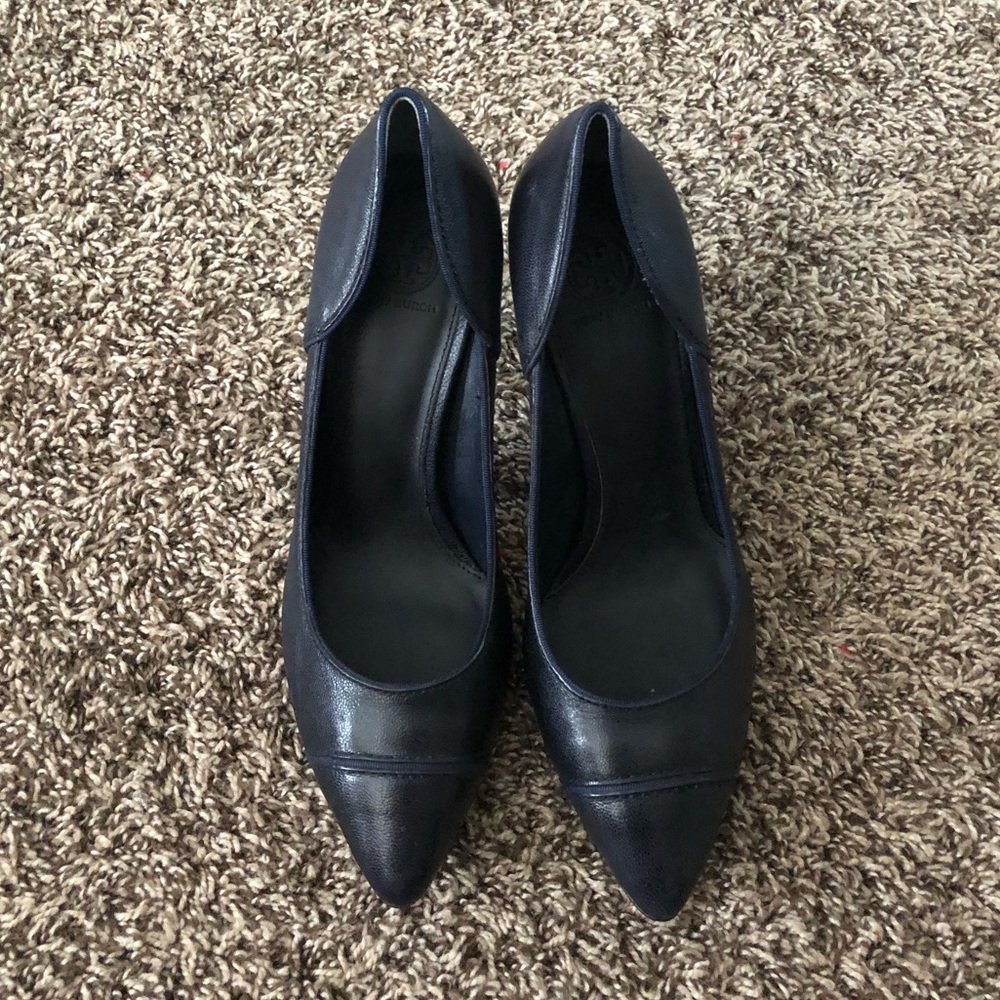 Tory Burch Berenice Blue Pump high heel size 9M